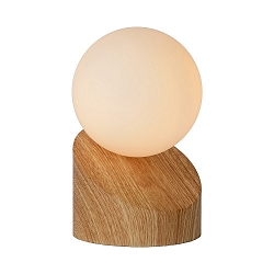 Tischleuchte LEN, � 10 cm, 1xG9, Holz hell