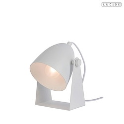 table lamp CHAGO swivelling, tiltable E14 IP20, white 