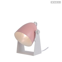 table lamp CHAGO swivelling, tiltable E14 IP20, pink 