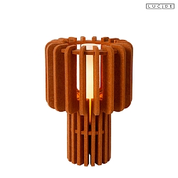 Tischleuchte ROLLO � 24 x H 35 cm 1x E27 IP20, terracotta