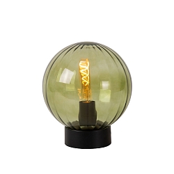 table lamp MONSARAZ round E27 IP20, green, amber