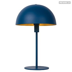 Tischleuchte SIEMON,  25 cm, 1xE14, blau