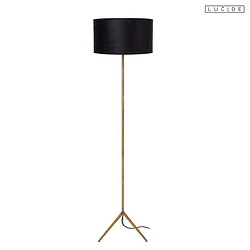 floor lamp TONDO round E27 IP20, gold matt, brass, black 