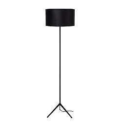 floor lamp TONDO round E27 IP20, black 