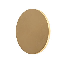 wall luminaire EKLYPS LED round IP20, gold matt, brass 