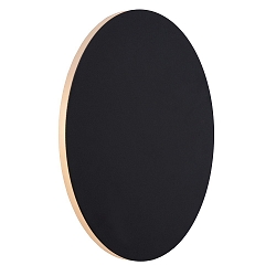 LED Wandleuchte EKLYPS, � 25 cm, 1x8W, 3000K, schwarz