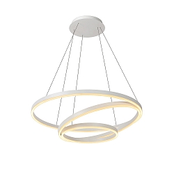 pendant luminaire TRINITI LED round IP20, white dimmable