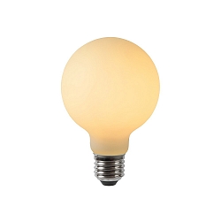 LED Filamentlampe GLOBE G80, � 8 cm, E27, 1x5W, 2700K, dimmbar, Opal