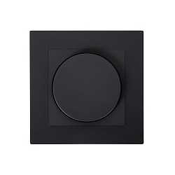 dimmer RECESSED square, black