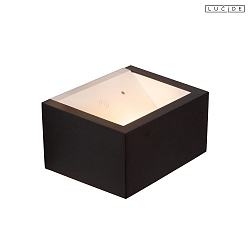 Outdoor LED Akkuwandleuchte BRIDA 90� 3,7W 2700K IP54 CRI>80 inkl. PIR-Sensor schwarz