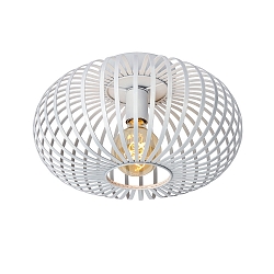 ceiling luminaire MANUELA round E27 IP20, white