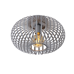 ceiling luminaire MANUELA round E27 IP20, grey