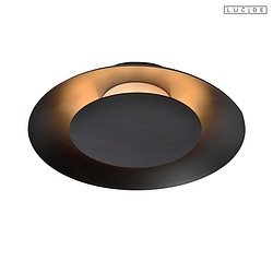 ceiling luminaire FOSKAL LED round, switchable IP20, black 