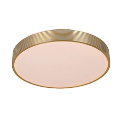 LED Deckenleuchte MALIN, � 39 cm, 1x24W, 2700K, dimmbar, Gold matt, messing