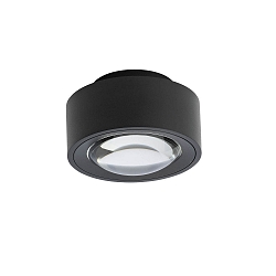 LED Deckenleuchte EASY LENS W120 � 12cm 38� 12W DTW 1800-2700K 1150lm IP20  CRI>90, schwenkbar, schwarz