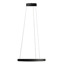 LED Ring-/ Pendelleuchte GLORIA � 60cm 40W 3000K 2900lm CRI>90 IP20 dimmbar schwarz
