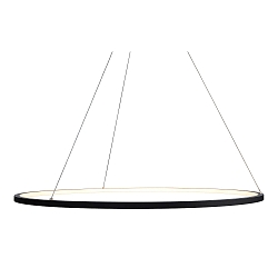 LED Ring-/ Pendelleuchte GLORIA � 80cm 48W 3000K 2900lm CRI>90 IP20 dimmbar schwarz