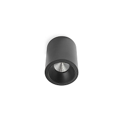 ceiling luminaire TUBE CEILING LED IP20, black dimmable