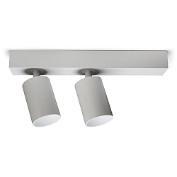 LED Deckenspot A BLOC TWO � 6cm 2-flammig, 33� 17,8W 2700K 2x 785lm IP20 CRI>90 dimmbar , wei�