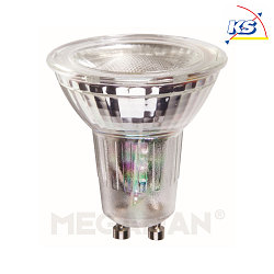 LED Glas-Reflektorlampe PAR16, GU10, 3.3W 2800K 280lm 35°
