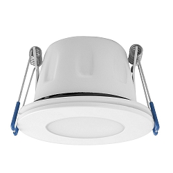 outdoor recessed luminaire TEGO SLIM DOWNLIGHT 68MM rigid, set of 10 IP65, white dimmable