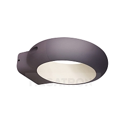 Outdoor LED wall luminaire SATURNO Up&Down, IP54, 5W 3000K 300lm, anthracite