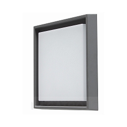 Outdoor LED Wand-/ Deckenleuchte QUADRO L, 27 x 27cm, IP54, 25W 3000K 2900lm