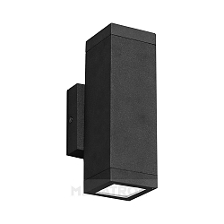 Au�enwandleuchte RUNO Up&Down, Eckig, IP54, 2x GU10 max. 35W, Anthrazit