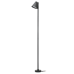 outdoor luminaire GARTIA rotatable, tiltable GU10 IP65, anthracite dimmable