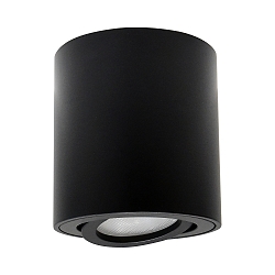 Aufbau-Downlight DECOCLIC, f�r LED GU10 PAR16, schwenkbar, Aluminium, Schwarz