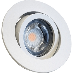 recessed luminaire DECOCLIC 68MM round, swivelling, Dim-To-Warm, set of 1 IP20, white dimmable 7