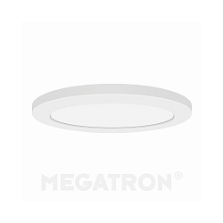 LED Deckenleuchte PANO CCT DIM ROUND, IP20, dimmbar, wei�, � 29cm, 24W 3000-6500K 2100lm 110�