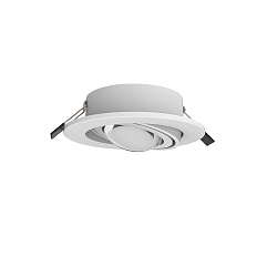 recessed luminaire PLANEX + POWERLENS 60� flat, swivelling, with lens optics GX53 IP20, white  4