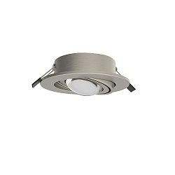 recessed luminaire PLANEX + POWERLENS 60� flat, swivelling, with lens optics GX53 IP20, nickel matt  4