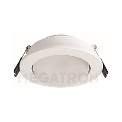 Recessed ring PLANEX, IP20, � 11cm, 230V AC, GX53 max. 6.5W, swiveling 20�