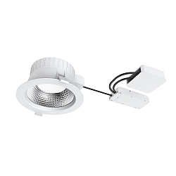 ceiling recessed luminaire FILA DALI FR 90� � 172MM round, rigid, DALI controllable, switchable IP54, white matt 
