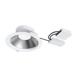 ceiling recessed luminaire FILA DALI FR 90� � 225MM round, rigid, DALI controllable, switchable IP54, white matt 