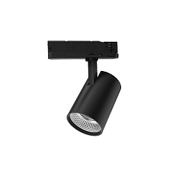 LED 3-Phasen Schienenstrahler ANGOLO L, IP20, 29W 4000K 3150lm 15�/24�/45� (variabel), CRi >90, schaltbar, schwarz
