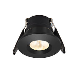LED Einbauleuchte MINI SPOT 30R, IP20, � 4.2cm, 350mA, 3.3W 3000K 360lm 60�, CRi >80, starr, exkl. BG, schwarz matt