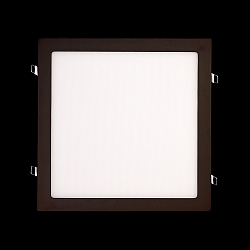 recessed downlight LED PANEL FLAT 300 Q SCCT 350MA PRISM square, CCT Switch, UGR < 19, excl. LED driver IP20, black dimmable