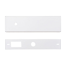 Zubeh�r f�r LED Panel FLAT R3S / R2S - Baldachin (exkl. BG), 25 x 7 x 4.5cm, mit Kabeldurchf�hrung, Stahl, wei�