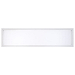 LED Panel FLAT R2S, IP40 IK07, 124.5 x 30.8 x 0.9cm, 37W 3000K 3900lm 120�, UGR<22, 1-10V dimmbar, wei�