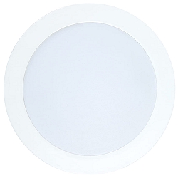 recessed downlight LED PANEL FLAT 105 R 350MA IP44 round, excl. LED driver IP44, white dimmable