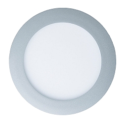 LED Einbau-Panel FLAT 130 R DTW, IP20, rund, � 17cm, 350mA (exkl. BG), 11W 2000-3000K 900lm 120�, dim-to-warm, Titan matt