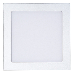recessed downlight LED PANEL FLAT 130 Q DTW 350MA OPAL square, Dim-To-Warm, excl. LED driver IP20, mat, titanium dimmable