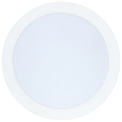 LED Einbau-Panel FLAT 130 R, IP44, Bad + K�che, rund, � 17cm, 350mA (exkl. BG), dimmbar, 11W 4000K 1000lm 120�, wei�