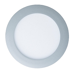 recessed downlight LED PANEL FLAT 300 R DTW 350MA OPAL round, Dim-To-Warm, excl. LED driver IP20, mat, titanium dimmable