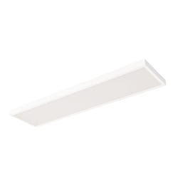 LED Aufbau-Panel 38-SCCT MP, IP40 IK05, 124.7 x 31cm, 17/23/34W 3000/4000/6500K 4700lm, UGR<19, Mikroprisma, schaltbar, wei�