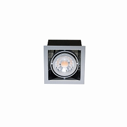 LED Einbauleuchte LED MINI KARDAN E1, CRi>90, kardanisch, ohne BG, dimmbar, Titan matt, 7W 3000K 24�