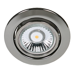 Recessed spot DOWNLIGHT C 3830, � 8.8cm, swiveling, black chrome
